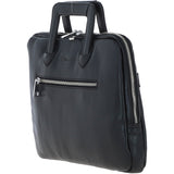 Ashwood Leather Mens Laptop Handle Bag Black: PL-45