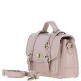 Stylish Ashwood Leather Large Satchel Bag Beige: Y-63