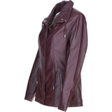 Ashwood Leather Women’s Casual Jacket Oxblood