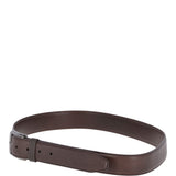 The Bridge Mens Italian Leather Belt Dark-brown: 034904 26 01 85