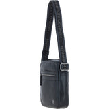Brampton Leather Men's Crossbody Bag Black: 64405