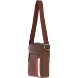 Gabicci Mens Leather Messenger Bag Tan: GB-64952