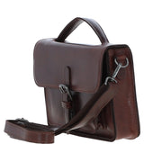 Ashwood Leather Medium Crossbody Satchel Bag Brandy: P-62