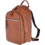 Unisex Leather Oily Hunter Backpack Tan : 1663