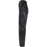 Womens Snake Print Leather Trousers Black/croc: 766 TROUSERS