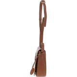 Medium Leather Cross Body Bag Nut - 63009