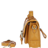 Stylish Ashwood Leather Medium Satchel Bag Mustard: Y-62