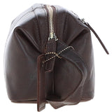 Ashwood Vintage Leather Washbag Brandy: Q-47