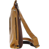 Ashwood Leather Spacious Unisex Sling Bag Mustard: P-67