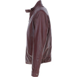 Ashwood Men's Genuine Leather Bomber Jacket Oxblood: AW-2255