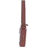Mens Leather Messenger Bag Chestnut: Logan