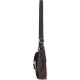 Ashwood Classic Leather Side Bag Brandy: Q-41