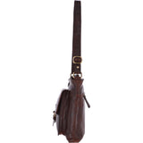 Vintage Medium Leather Shoulder Bag Brandy – G23