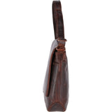 Large Leather Vintage Messenger Bag Tan : Robin