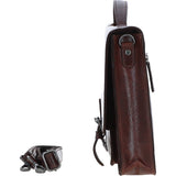 Ashwood Leather Unisex Large Crossbody Satchel Bag Brandy: P-63