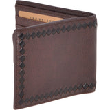 The Bridge Italian Leather Wallet Brn/blk: 0146262F 6V