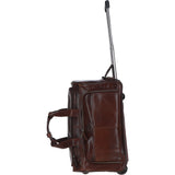Weekend Columbian Leather Travel Holdall Brown : 8146