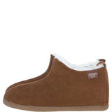 Fenland Classic Suede Sheepskin Bootie Slippers Chestnut: DARWIN