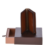 Vegetable Tanned Leather Classic Multi Card Holder Wallet Tan : 1992