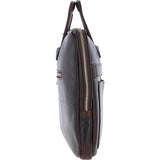 Ashwood Leather Mens Laptop Handle Bag Brown: PL-45