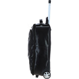 Veg Tanned Leather Luggage Cabin Trolley  Black/ari : 89150
