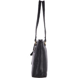 Medium Vintage Leather Handbag Black  – G26