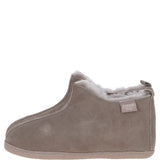 Fenland Classic Suede Sheepskin Bootie Slippers Taupe: DARWIN