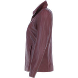 Ashwood Womens Leather Jacket Burgandy: awl 880