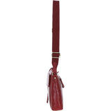 Exquisite Ashwood Leather Cross Body Bag for Women Red: G-17