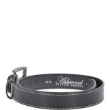 Mens Leather Belt Black: AB-02