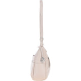 Leather Shoulder Bag with Zip & Magnetic Pocket Mushroom: Meath