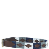 Ashwood Leather Multicolored Handmade Belt White: POF-45
