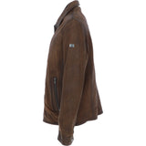Trapper Mens Leather Jacket Brown 27: no1