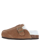 Fenland Unisex Sheepskin Slippers Tan: unisex-cork-slippers