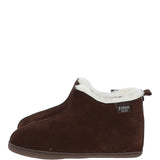 Fenland Classic Suede Sheepskin  Bootie Slippers Brown: MENS BOOTY