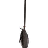 Medium Leather Shoulder Bag Khaki : 62551