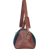 Ashwood Leather & Harris Tweed® Cloth Doctor Holdall Tan/Watch: TW-46-04-TW