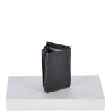 Cow Waxy Leather Classic 2 Card, Double ID, Coins &  Bill-Fold  Wallet Black : 1555