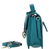 Compact Ashwood Handbag with Detachable Crossbody Strap Green: Y-54