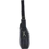Gabicci Leather Messenger Bag Black: GB-64962