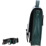 Ashwood Leather Unisex Large Crossbody Satchel Bag Green: P-63