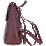 Ashwood Leather & Harris Tweed® Cloth Compact Backpack Wine/Mcload: TW-65-17-WM