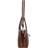 Ashwood 3 Section Large Leather Handbag Tan: X-39