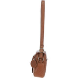 Small Leather Cross Body Bag Nut - 63010