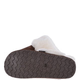 Classic Ladies Suede Sheepskin Slippers Brown
