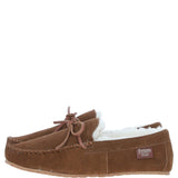 Fenland Classic Mens Suede Sheepskin Maverick Slippers Chestnut