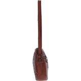 Ashwood Leather Round Crossbody Bag Rust/wash: GR-6117S