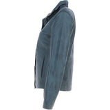 Womens Leather Jacket Grey: AWL-529
