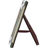 Exquisite Ashwood Leather Picture Frame (M) with Golden Accents Green: LF-122
