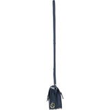 Ashwood Elegant Leather Crossbody Bag with Twist Lock Navy: Y-52